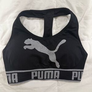 Puma Black Athletic Bra